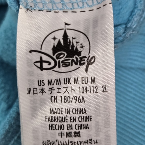 Disney Parks Women Hoodie M Blue 2022 Fleece Mickey Mouse Disneyland Resort - Picture 4 of 10